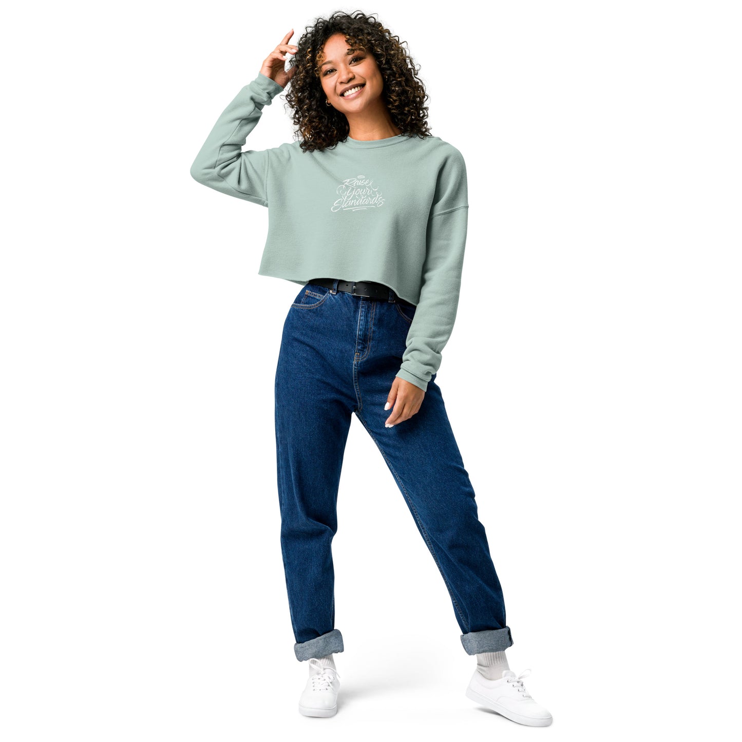 Crop-Pullover Raise Your Standards